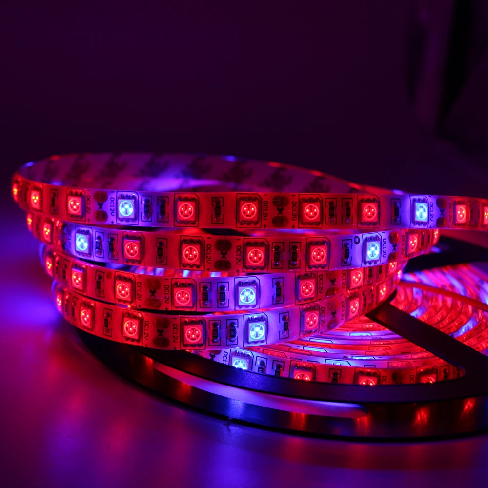 5 м полный спектр Led Grow Light красный синий аквариум растущая лампа для гидропоники