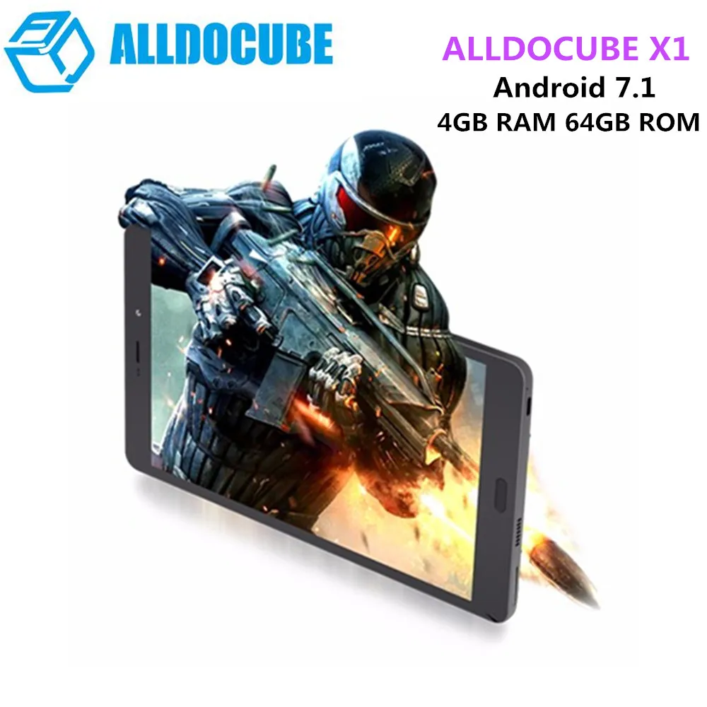 ALLDOCUBE X1(T801) планшетный ПК двойной 4G Телефонный звонок Deca Core 8,4 дюймов Android 7,1 MTK6797 планшеты распознавание пальцев 4 ГБ 64 ГБ
