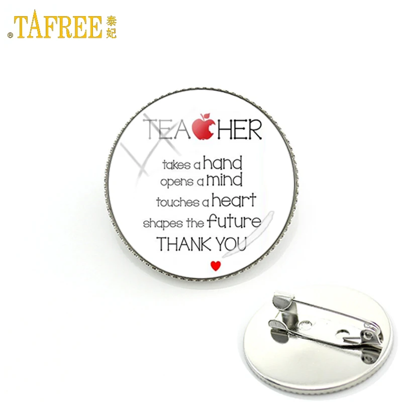 TAFREE модные школьные шармы учителя Броши отличный учитель занимает руки