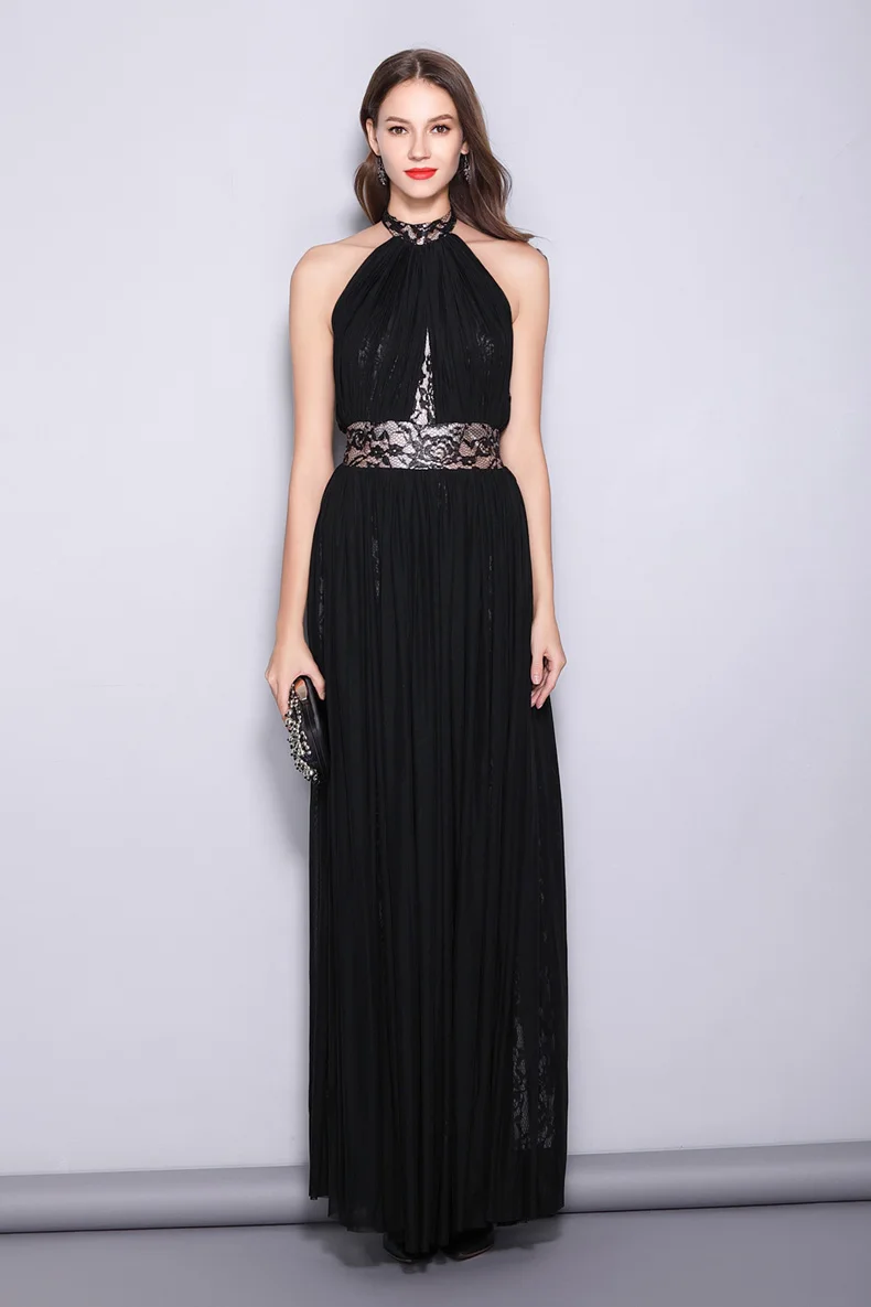 Женские модельные дизайнерские платья Милан привлекательные кружевные Длинные