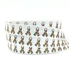 Эластичная лента с принтом осведомленность об аутизме, 10 ярдов, 58 дюйма