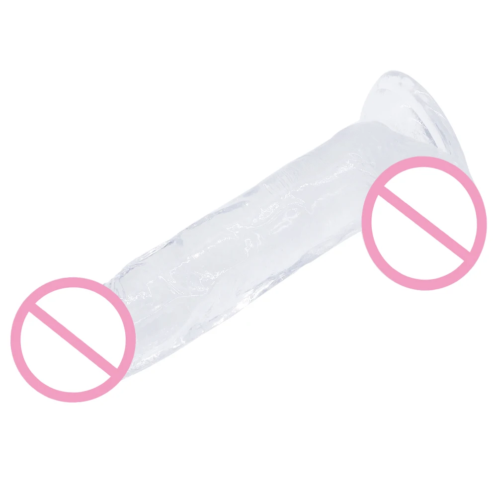 DOMI секс шоп мягкий длинный реалистичный желеобразный фаллоимитатор для женщин