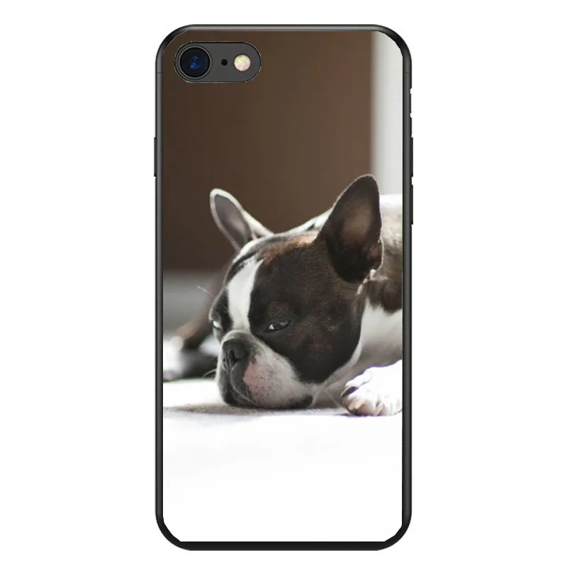 Cute Puppy Pug French Bulldog soft Silicone phone case for iPhone 8 7 6 6S Plus X XS MAX XR 10 5S SE Coque Shell |