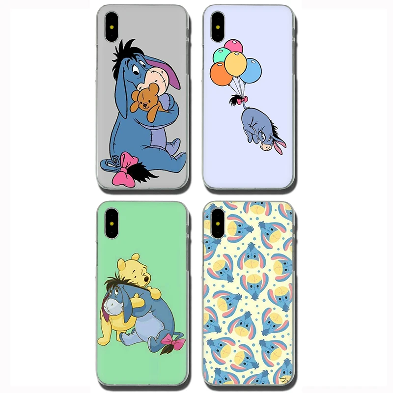 Жесткий чехол для телефона Eeyore Donkey для iPhone 5 5S 5C SE 6 6s 7 8 plus X XR XS 11 Pro Max