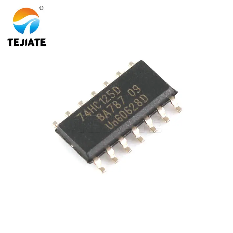 10 шт. 74HC125D SOP14 74HC125 SOP SN74HC125DR 14 SN74HC125 SMD новая и оригинальная ИС|Интегральные схемы| |