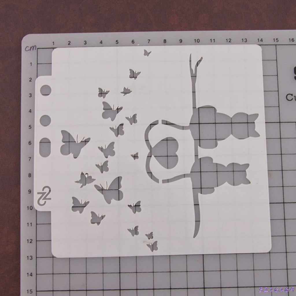 Любовь трафареты кошки шаблон живопись Скрапбукинг тиснение альбом ремесла | Дом