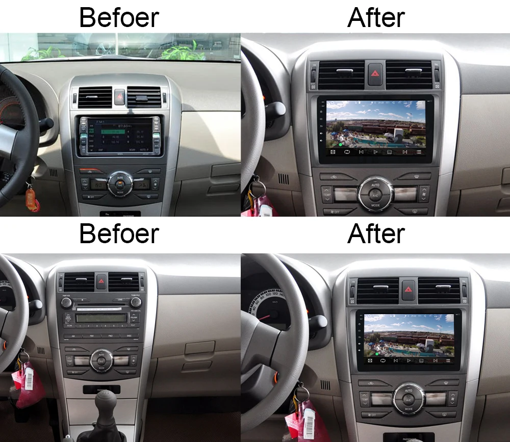 JSTMAX 8 ''Android 9 0 4G + 64G ISP экран автомобиля Радио стерео плеер для Toyota Corolla 2009 2010 2011
