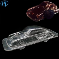 plastic automobile chocolate mold 3d diy handmade sport car cake candy mold vehicle chocolate making tool cake decorating molds