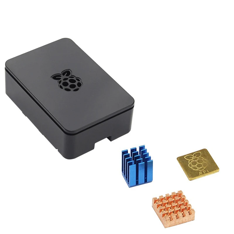 Для Raspberry Pi3 Модель B+ ABS чехол корпус с алюминиевым радиатором для Raspberry PI 3 Model B+ Plus, PI 3/2