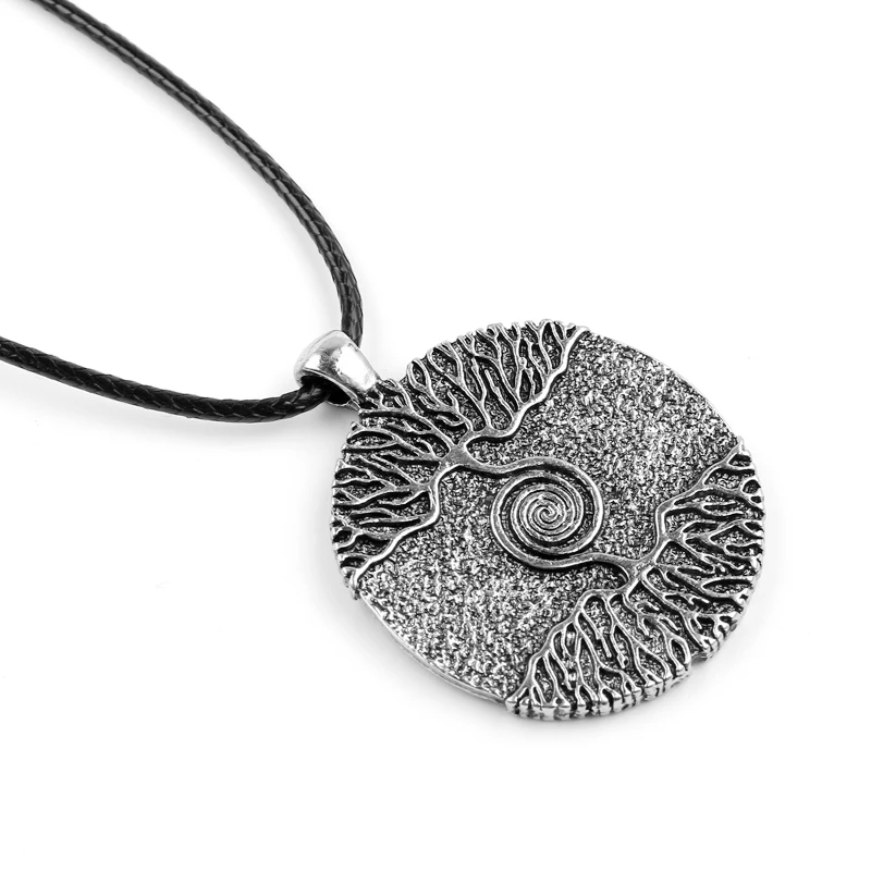 Крутое колье с кулоном в стиле викингов Древо жизни подвеска символикой мира
