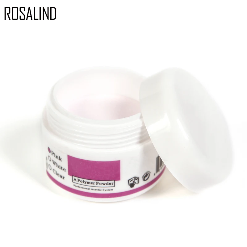 ROSALIND Высокое качество акриловая жидкость кристалл ногтей полимерный порошок для