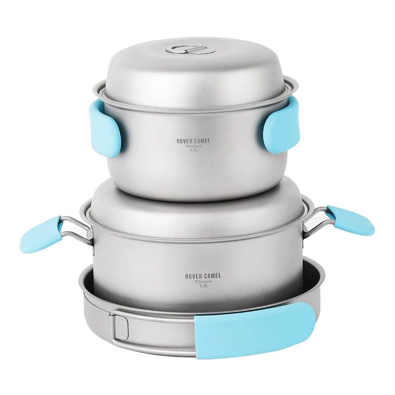 Rover Camel Cookset уличная походная пикник посуда для приготовления пищи комплект 3 шт. кастрюля Ta8501