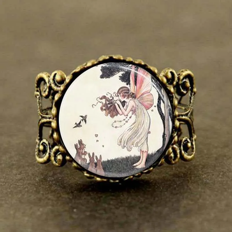 Новинка 2017 года музыкальная фея Лесной Феи кольцо с зайчиком фантастической