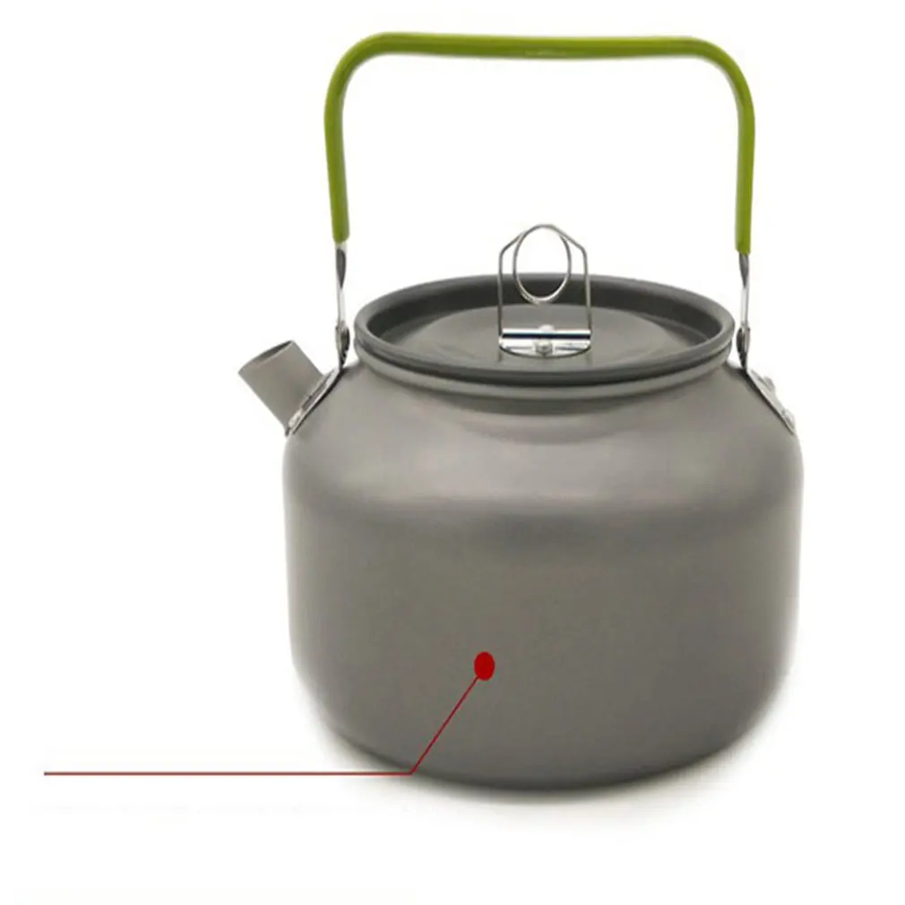 1.2L алюминиевый портативный металлический заварник для чая кофе чайник воды