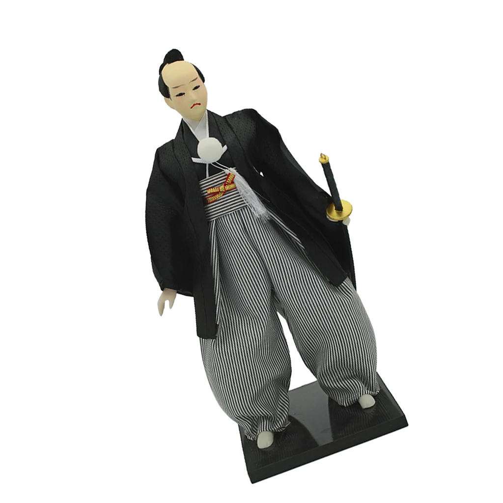 12inch Japanese Samurai Male Doll Figure Oriental Model Home Decor Collectibles Office Ornaments | Игрушки и хобби
