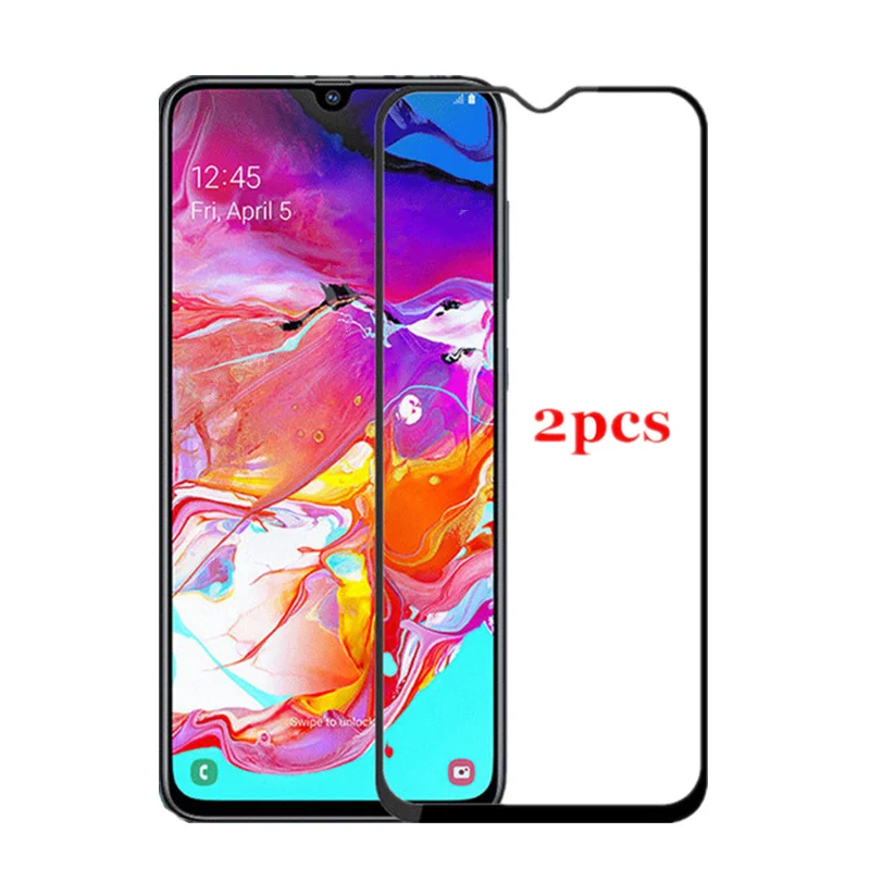 2 предмета в комплекте, для закаленное Стекло samsung Galaxy A10 Стекло полный клейкая Обложка Экран протектор для samsung A10 SM-A105F/DS A105F Защитная пленка для телефона