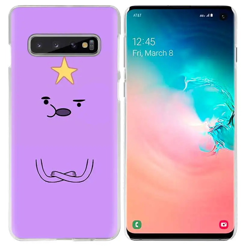 Из мультфильма «Время приключений» чехол для samsung Galaxy S10 5G S10e S9 S8 M30 M20 M10 J4 J6 плюс J8 Note 8 9 чистой твёрдой ПВХ-чехол для телефона чехол