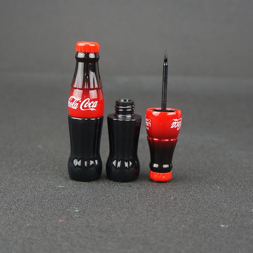 Водостойкая Подводка для глаз Cola Style Жидкий Макияж длинная Черная глаз| |
