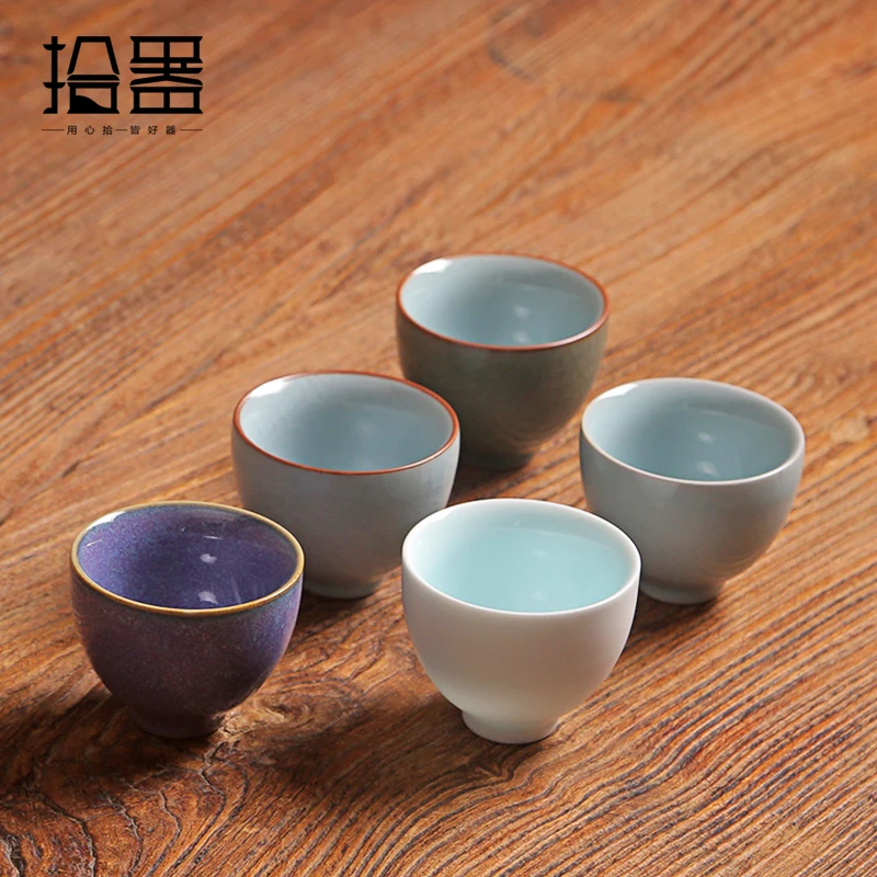 

Teacup Chinese Kung Fu Coffee Tea Cups Set Ceramic Cup Porcelain Teapot Kettle Travel Cup Tasse Drinkware Decoration