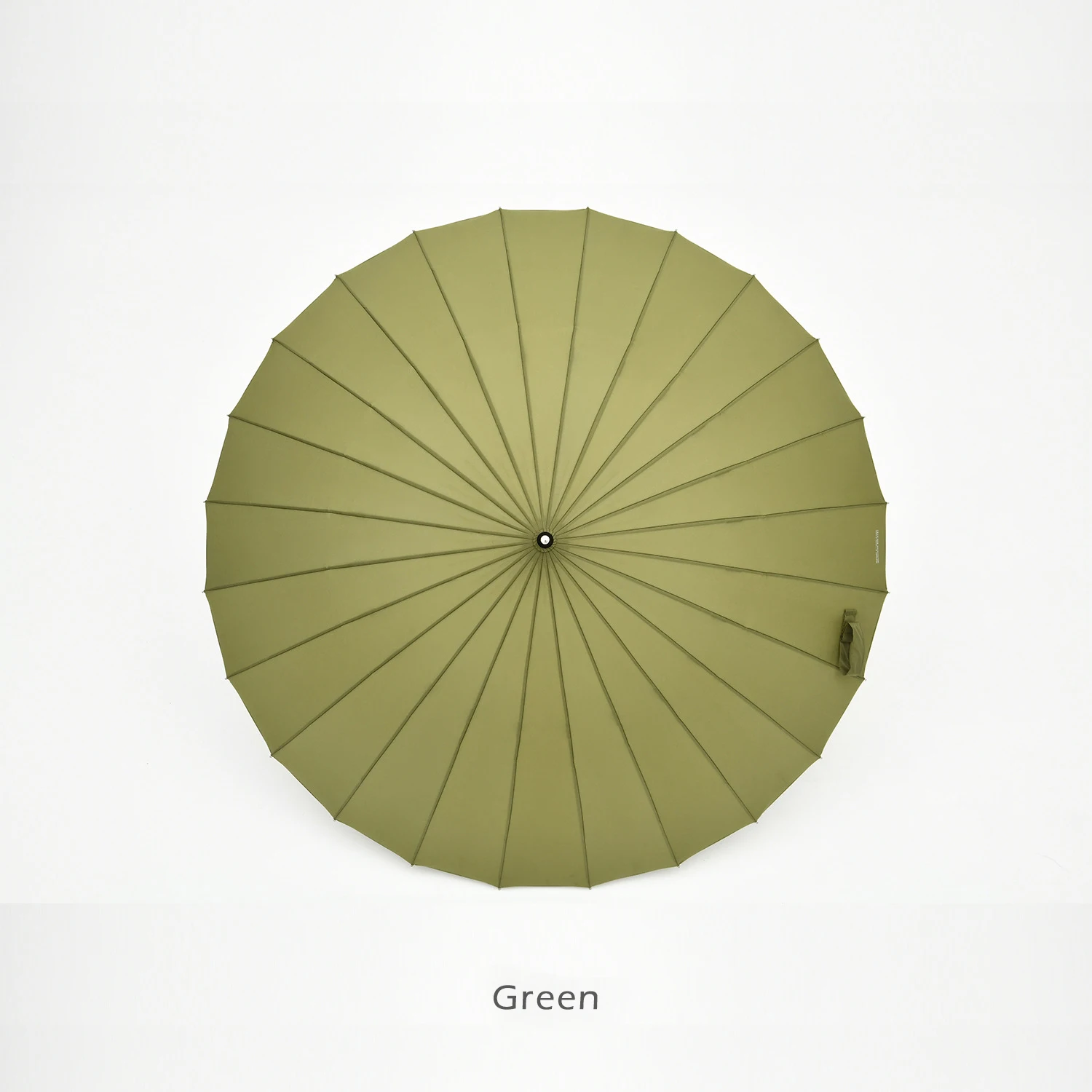 green Tiohoh 24K длинный зонт дождь для женщин сильный Ветрозащитный японский стиль клен дерево зонты для мужчин Paraguas гольф прозрачный зонтик большой - Цвет: green