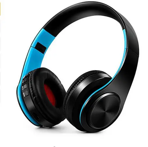 B Беспроводные наушники bluetooth-гарнитура наушники Складная регулируемая гарнитура с микрофоном для мобильного телефона - Цвет: B