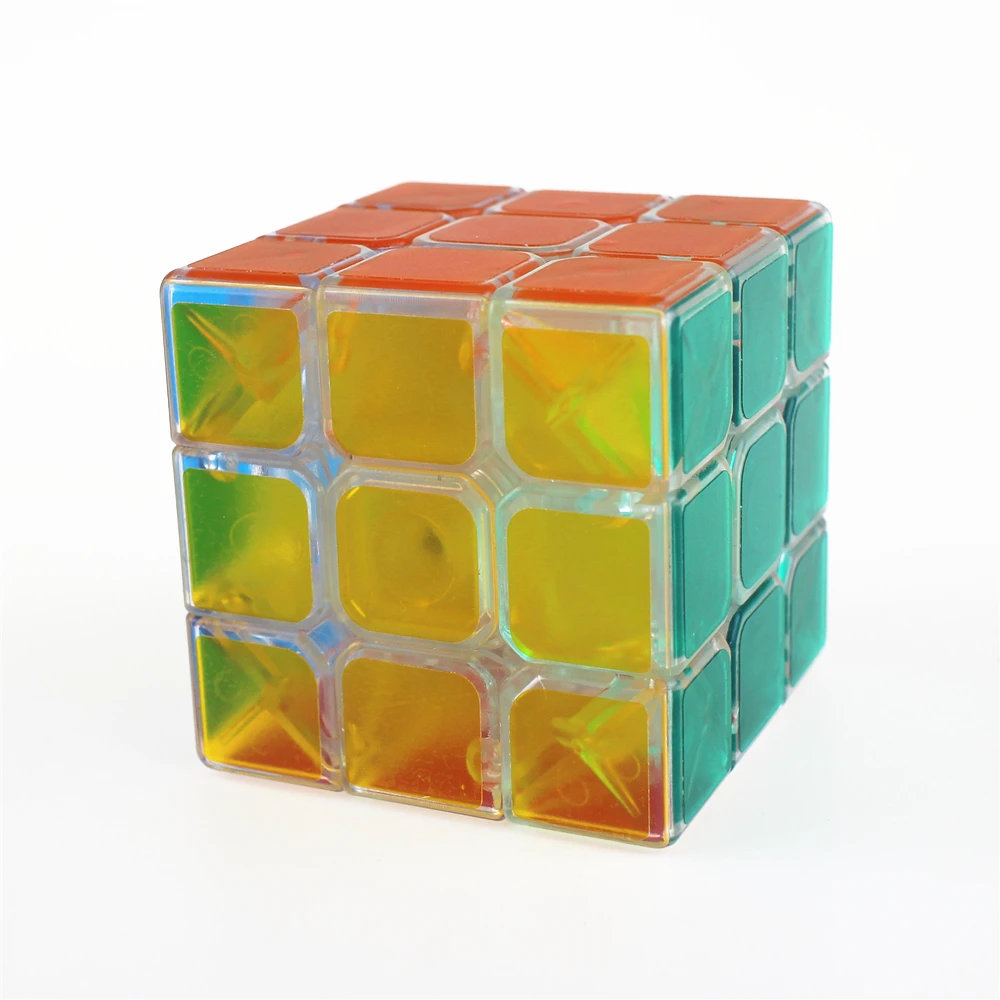 3x3x3 Zcube Кубики головоломки матовые наклейки прозрачный кубик Развивающие игрушки
