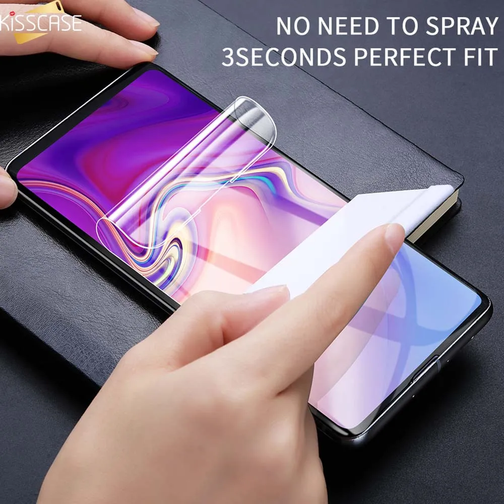 KISSCASE полное покрытие мягкая гидрогенная пленка для Apple iPhone 7 Plus 8 XSMAX X 10 Защитная XR
