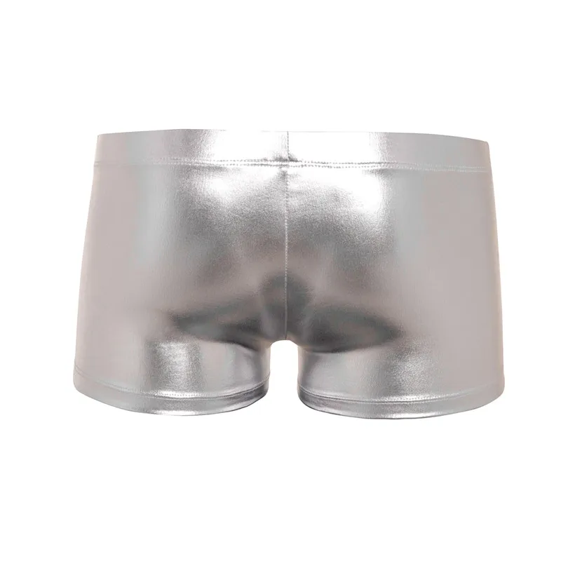 Мужские Пляжные Трусы из искусственной кожи боксеры шорты пляжные трусы четыре