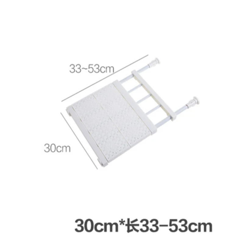 Width30X33-53cm Модернизированный выдвижной стеллаж для хранения шкафов для шкафов, многоуровневый кухонный держатель для хранения, отдельные полки, органайзер для спальни, полка - Цвет: Width30X33-53cm