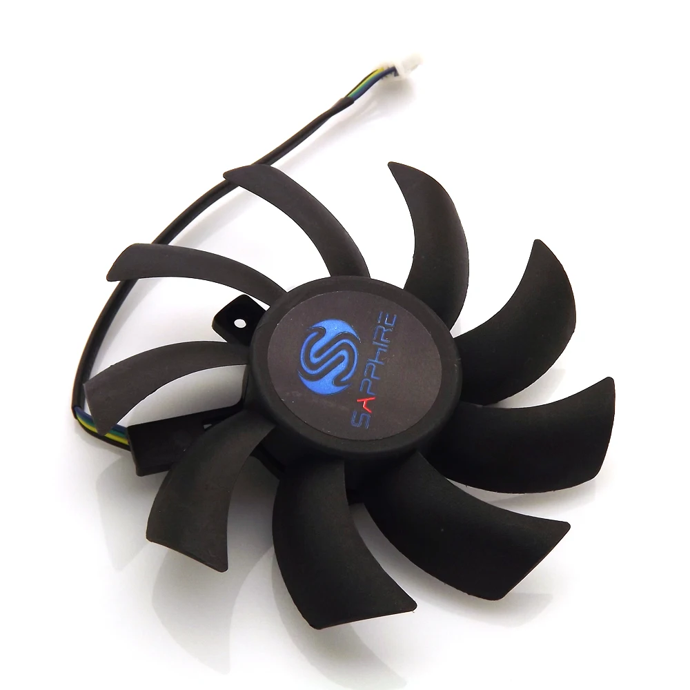 Охлаждающий вентилятор для видеокарты Sapphire HD7750 HD7770 12 В FS1280-AP184C А 83 мм 40*40*40 4