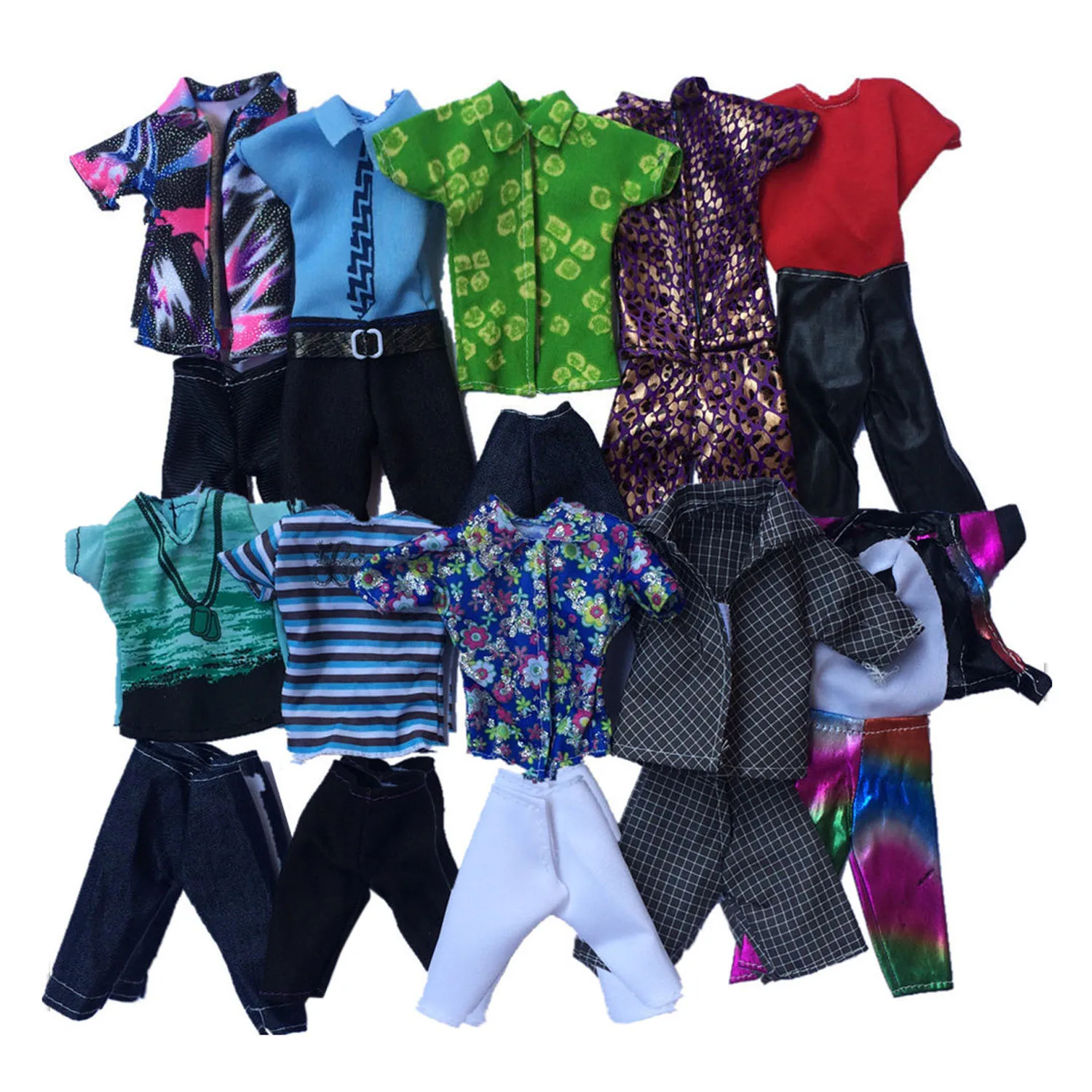 Комплект одежды Besegad мужской для кукол повседневная одежда в западном стиле - Фото №1