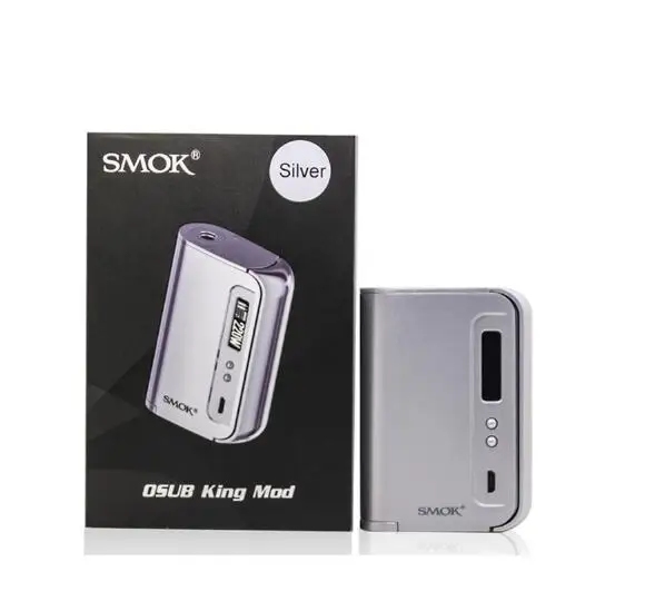 SMOK OSUB королевская коробка мод 220 Вт электронная сигарета с TFV8 детский распылитель микро TFV4 испаритель танк электронная сигарета - Цвет: Silver Mod Only