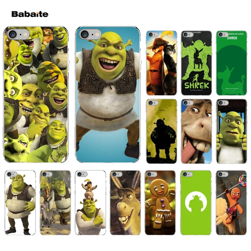 Babaite Green Shrek Popular Custom TPU Phone Cover for iPhone 8 8Plus 5 5S 6 6S 7 7plus X XS MAX XR