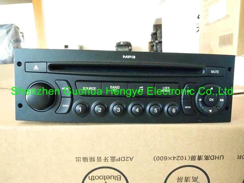 Подлинная Автомобильная радиоустановка RD45 с CD USB Bluetooth для Peugeot 207 206 307 308 807 Citroen C2 C3