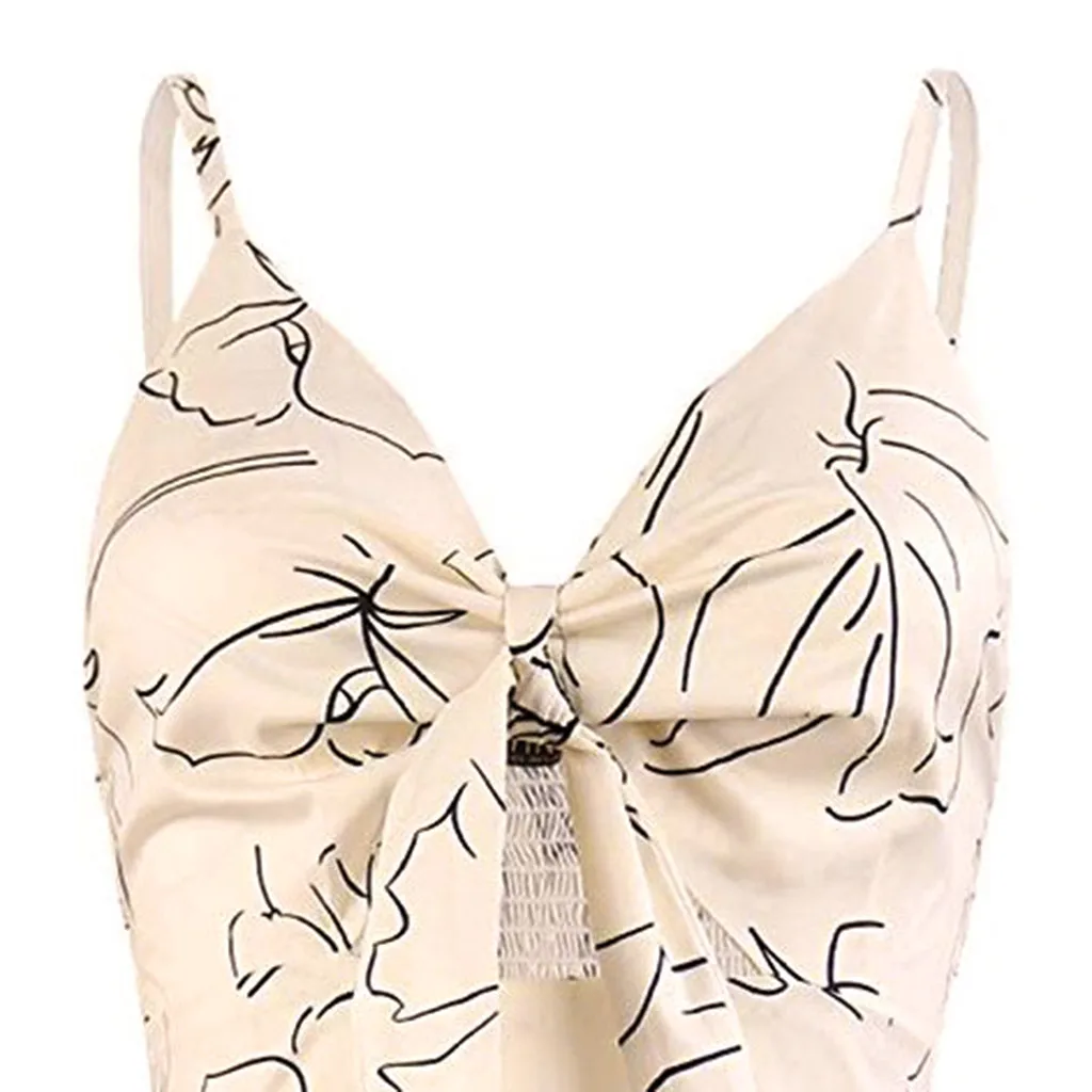 JAYCOSIN 2019 новые летние женские платья с запахом пикантные желтые корейские модные