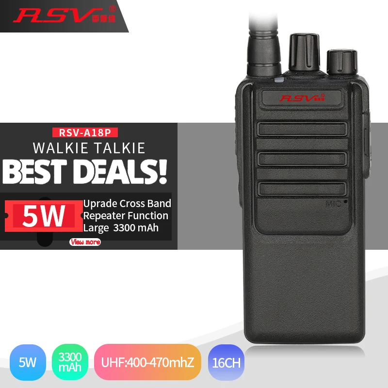 Рация A18P 5 Вт Walkie Talkie BF-C1 дешевые Pofung радио 16CH UHF 400-470 мГц рации | Мобильные телефоны