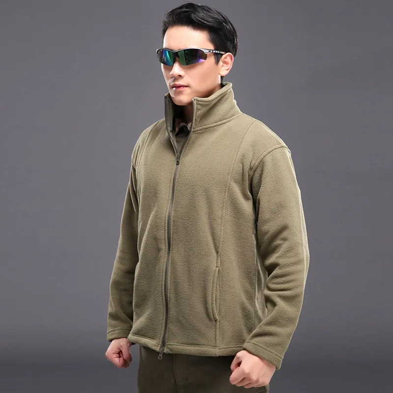 Ganyanr брендовая флисовая куртка Для мужчин Охота открытый Пеший Туризм Windstopper