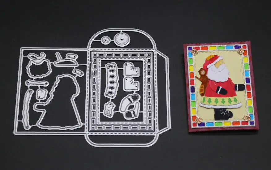 10.3x11.6cm YINISE штампы скрапбук металлические Вырубные штампы для трафареты для скрапбукинга шнурки карточки-украшения для альбомов тиснение папки высечки - Цвет: 10.3x11.6cm