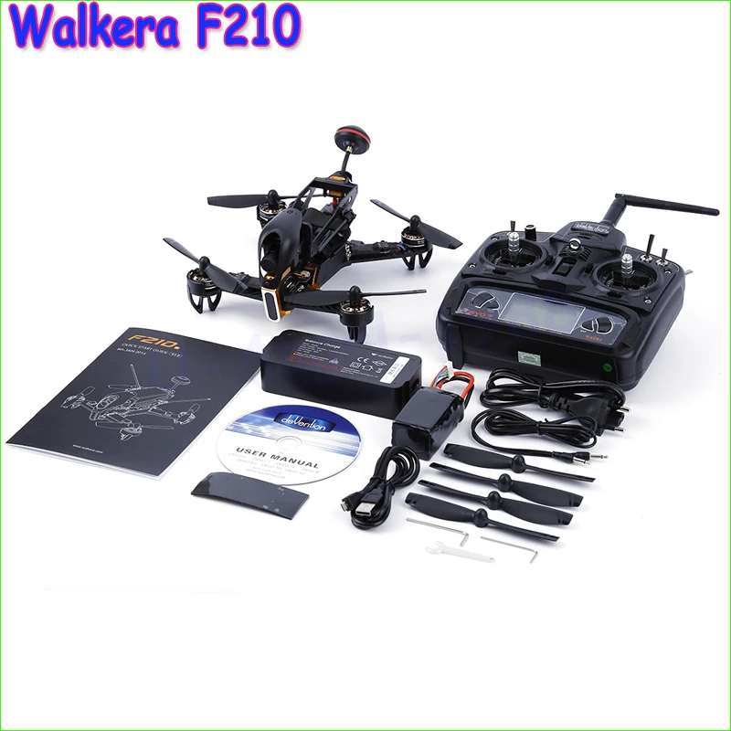 Оригинал Walkera F210 2 4 ГГц 7CH FPV Дрон с Камера 700TVL DEVO7 вертолет Quadcopter|fpv drones with camera|drone