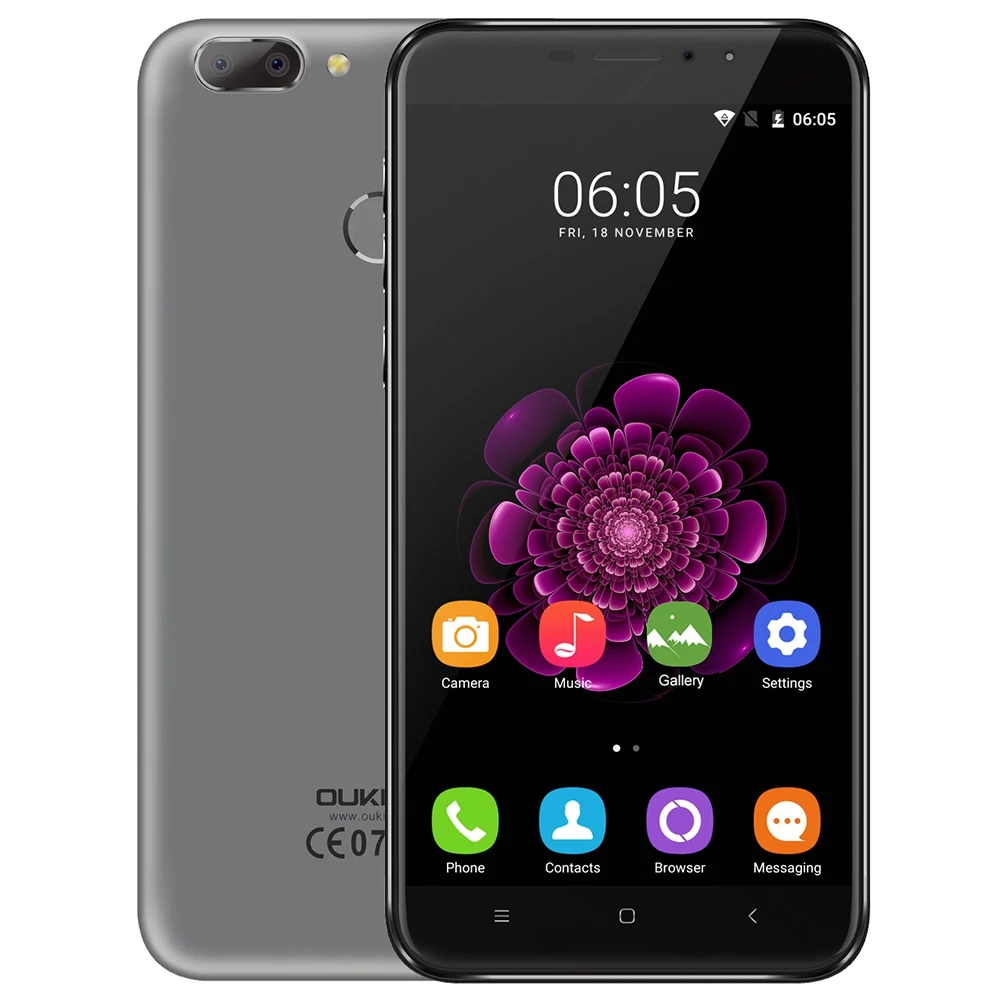 Oukitel U20 плюс двойной камеры 4 г смартфон 5.5 ''IPS Экран Android 6.0 MTK6737 ядра мобильного 2