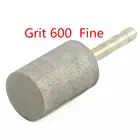 Алмазная шлифовальная головка цилиндра 16-25 мм, зернистость 600, роторная бита, Нефритовая резьба, сверла ILOVETOOL