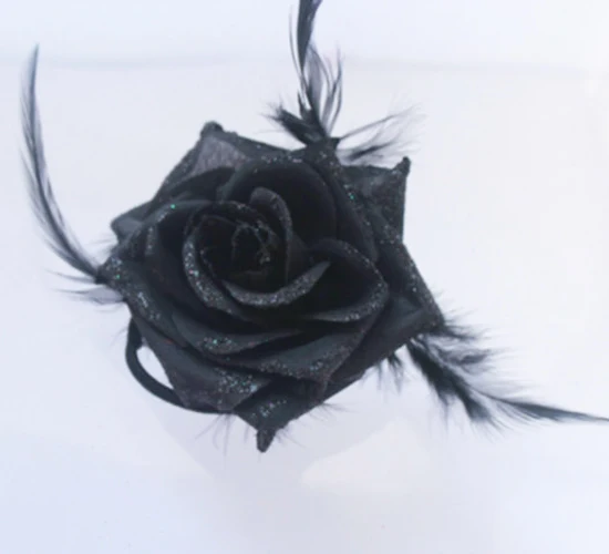 Повязки на голову с большим цветком розы Женские аксессуары для волос заколки