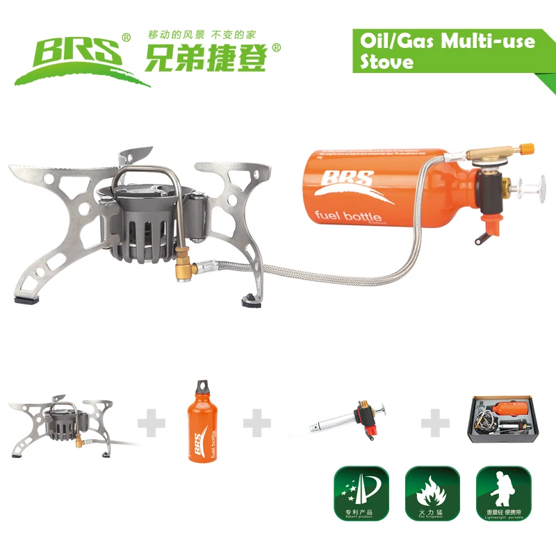 Портативная многофункциональная плита для кемпинга работающая от масла и газа с