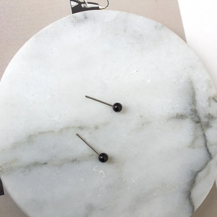 Серьги-гвоздики женские из сплава ювелирные украшения для ушей золотого и