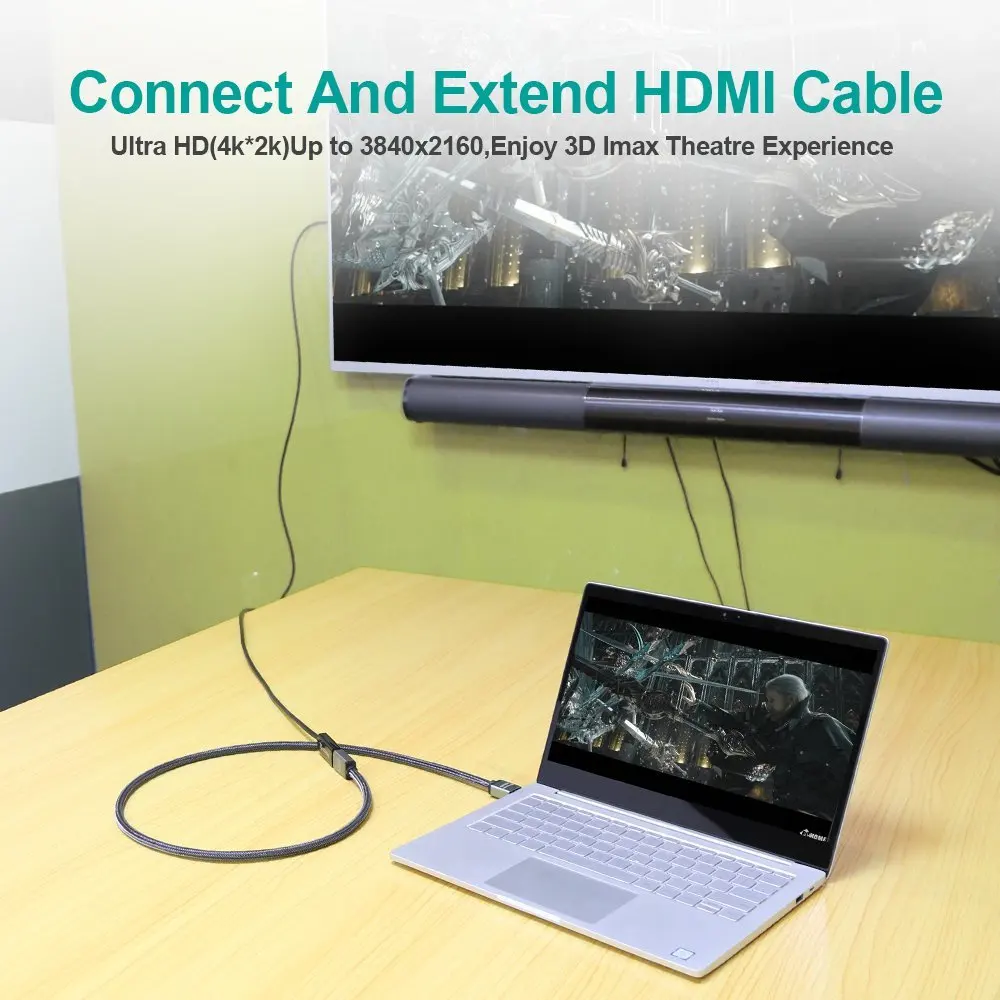 HDMI Удлинительный кабель для мужчин и женщин 30 см 50 1 м 2 1080P 3D 4K проектора