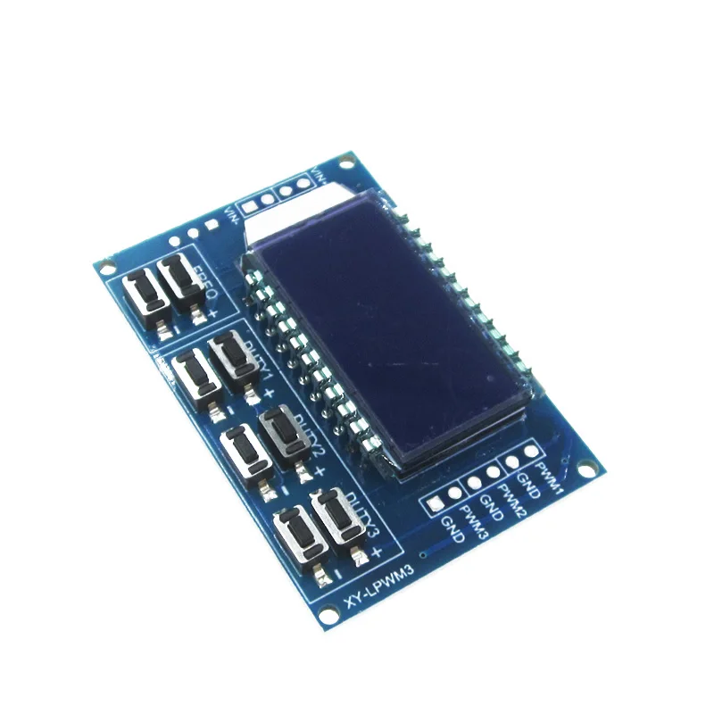 1Hz-150Khz Signal Generator PWM Board Module Pulse Frequency Duty Cycle Adjustable 3-way LCD Display 3.3V-30V | Электронные