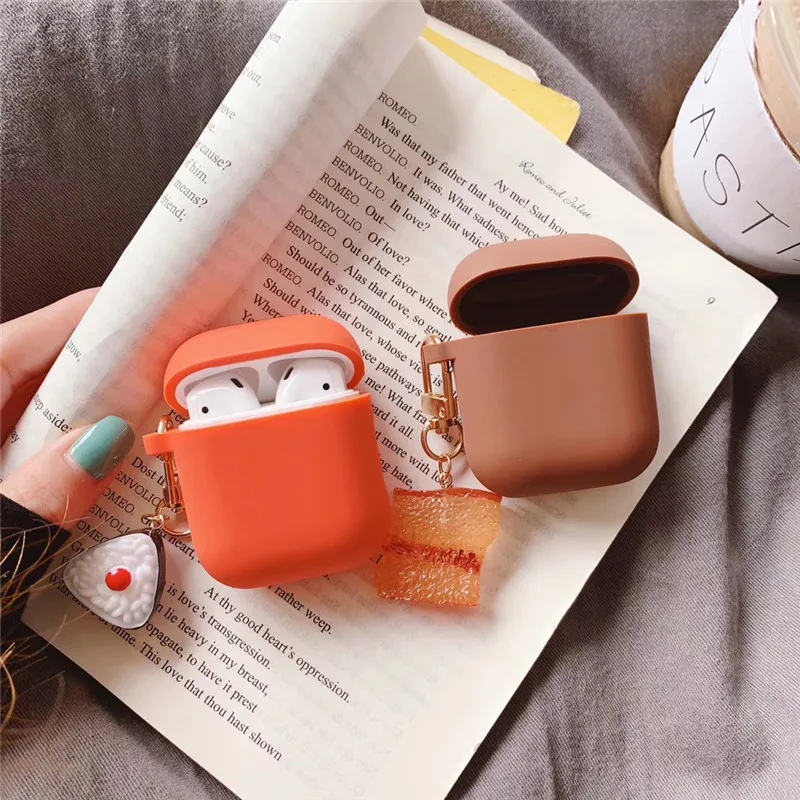 Мягкий силиконовый чехол для AirPods, милый мультяшный защитный чехол для Apple, беспроводная коробка для хранения наушников, аксессуары для гарнитуры, чехол