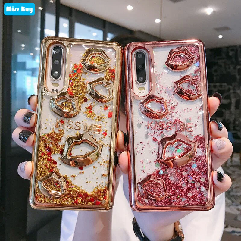 Чехол для Samsung galxy S10 Lite Жидкий чехол с блестками и зыбучим песком Plus |