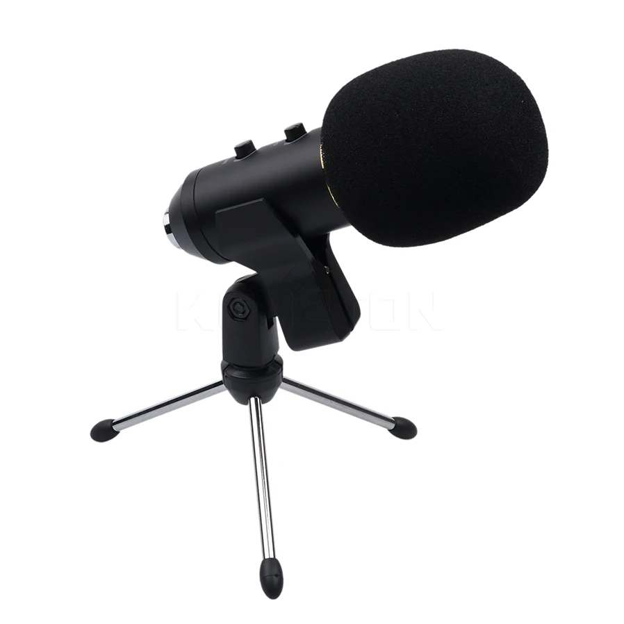 kebidu USB Condenser Sound Recording Microphone Wired Radio Broadcasting with Stand for Chatting Singing Karaoke | Электроника