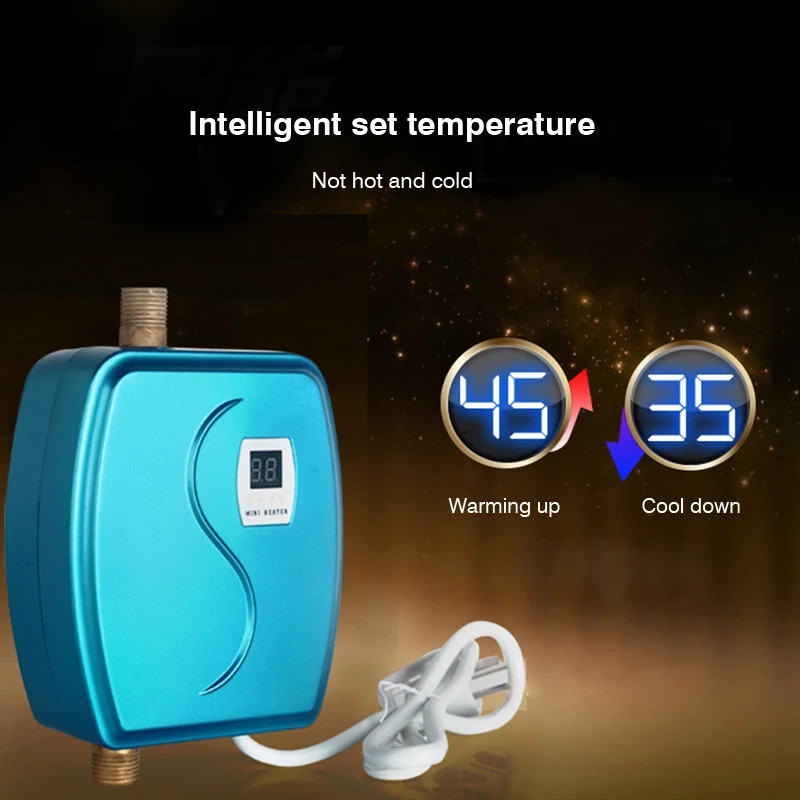 Кухонный мгновенный Электрический водонагреватель смеситель для горячей воды